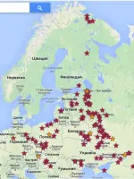 Мы зажигаем звёзды Памяти на карте, Россия, Омская область, Таврический район, поселок Харламово, улица Мира