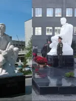Памятник Борису Богаткову, воину-поэту, Россия, Новосибирск, Октябрьский район