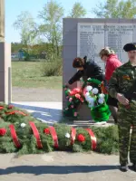 Памятник воинам-землякам, павшим в годы Великой Отечественной войны, Россия, Омская область, Черлакский район