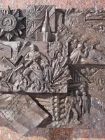 Памятник-стела "Город воинской славы", Советская площадь