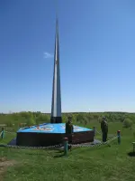 Стела погибшим в Великой Отечественной войне, Россия, Тамбовская область, Первомайский район, поселок Заводской