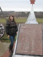 Памятник жителям Дубровского сельского совета, павшим в боях за Отчизну в селе Дубровка Малоярославецкого района Калужской области, Россия, Калужская область, Малоярославецкий район