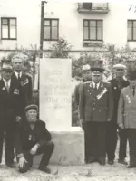 Памятник землякам, погибшим в годы войны, Россия, Архангельская область, поселок городского типа Вычегодский