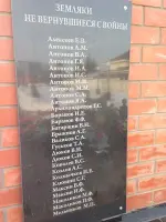 Памятник погибшим односельчанам, село Иславское, Парковая улица