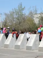 Памятник «Воинам-землякам, павшим в боях за Родину 1941-1945 гг.», Россия, Омская область, Шербакульский район