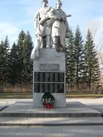 Мемориал воинам-цемзаводчанам, Россия, Новосибирская область, Искитим, микрорайон Северный, 14