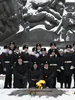 Мемориальный комплекс «Бульвар Героев» в городе Новокузнецке, Россия, Кемеровская область, Новокузнецк, Центральный район