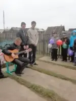 Памятник воинам Великой Отечественной войны в посёлке Кобра Нагорского района Кировской области, Россия, Кировская область, Нагорский район, поселок Кобра