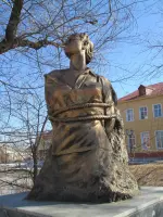 Обелиск комсомолке-партизанке Вале Заикиной, Россия, Астраханская область, Ахтубинский район