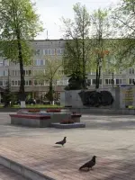 Вечный огонь и мемориал Славы в честь героев, павших в боях за свободу и независимость нашей Родины в 1941-1945 гг. Адрес: г. Егорьевск, Советская, Россия, Московская область, Егорьевский район