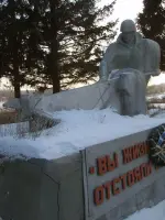 Памятник воинам, павшим в Великой Отечественной войне 1941-1945г., Россия, Московская область, Зарайский район, деревня Новоселки