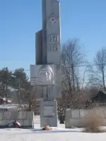 Памятник погибшим воинам в селе Верховонданка, Россия, Кировская область, Даровской район, село Верховонданка