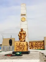 Памятник воинам, погибшим в годы Великой Отечественной войны, Россия, Омская область, Таврический район, поселок Новоуральский