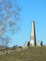 Памятник героям Великой Отечественной войны в ауле Карамурзинский, Россия, Ставропольский край, Кочубеевский район, аул Карамурзинский
