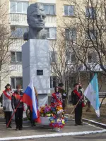 Памятник защитнику Заполярья М.В. Бабикову, Россия, Мурманская область, Печенгский район