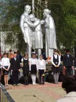Мемориал воинам, погибшим в годы ВОВ (посёлок Эммаусс), Россия, Тверская область, Калининский район