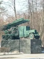 Боевая техника на площади Мужества в Измайловском ПКиО, Измайловский парк культуры и отдыха