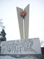 Обелиск "Победы" в г. Энгельсе, улица Максима Горького