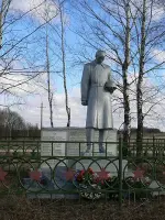 Воинское захоронение, Россия, Тульская область, Алексинский район, село Пушкино