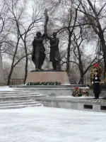 Мемориальный комплекс "Площадь Победы", улица Шахтеров