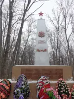 Памятники павшим советским воинам - 232,107,303-й стрелковых дивизий 60-ой армии, Россия, Воронежская область, Рамонский район, село Чертовицы
