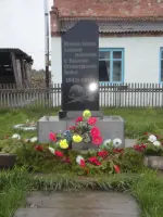 Стела погибшим войнам-землякам в Великой Отечественной войне в селе Кирчиж, Россия, Красноярский край, Бирилюсский район, село Кирчиж