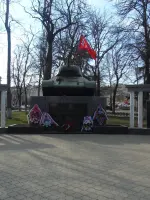 Памятник первому танку, проспект Александра Невского
