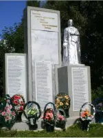 Памятник воинам-односельчанам, павшим в 1941-1945 гг., Россия, Кемеровская область, Яшкинский район, село Таловка, Школьная улица
