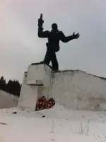 Мемориальный комплекс в честь односельчан, погибших в борьбе с немецко-фашистскими захватчиками, Россия, Смоленская область, Гагаринский район, деревня Никольское
