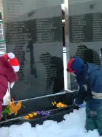 Обелиск павшим героям - землякам в годы Великой Отечественной войны, Россия, Томская область, Томский район, село Моряковский Затон