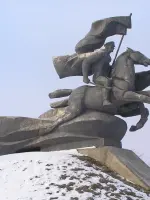 Скульптурный монумент в честь 116-й Донской кавалерийской дивизии, Россия, Ростовская область, Сальский район