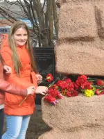 Памятник «В честь строителей, погибших в 1941—1945 годах», улица Профсоюзов