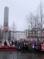 
        Стела Победы, Рубеж Победы, Россия, Магаданская область, Хасынский район, поселок Палатка