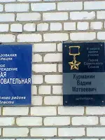 Мемориальная доска Герою Советского союза Вадиму Матвеевичу Курманину, улица Мартьянова