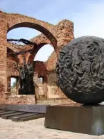 Памятник защитникам крепости Орешек, город Шлиссельбург, остров Ореховый