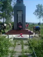 Обелиск Павшим Курмышанам в годы ВОВ 1941-1945гг., улица Мартьянова