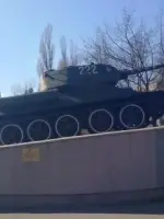 Танк-памятник Т-34, улица Рокоссовского