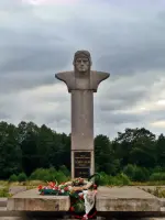 Памятник Герою Советского Союза Михаилу Александровичу Советскому, посёлок Советский Выборгского района Ленинградской области, Россия, Ленинградская область, Выборгский район, поселок городского типа Советский