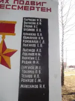 Обелиск односельчанам, погибшим в Великой Отечественной войне, сельское поселение Домнинское