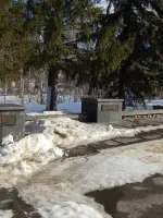 Мемориальный комплекс "Вечный огонь" и Аллея Боевой славы в Новоуральске, улица Победы