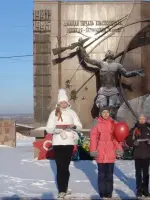 Мемориал памяти жителей деревни Волково, погибших на фронтах Великой Отечественной войны, Россия, Свердловская область, Каменск-Уральский, деревня Волкова, улица Февральской Революции