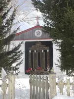 памятник "Никто не забыт, ничто не забыто", Россия, Красноярский край, Бирилюсский район, деревня Бирилюссы