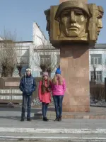Памятник воинам-участникам Великой Отечественной Войны-работникам локомотивного депо станции Улан-Удэ, улица Революции 1905 года