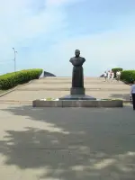 Бюст генерала Белобородова в городе Иркутске, улица Польских Повстанцев