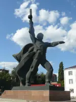Россия, Ростовская область, город Шахты, Площадь солдата, проспект Победа Революции