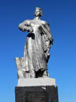 Мемориал воинам-зенитчицам, Линейная улица