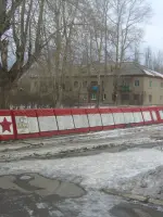 Вечный огонь и мемориал, посвящённые погибшим во время ВОВ, Россия, Свердловская область, Невьянский район, поселок Цементный
