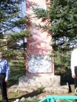 Памятник-обелиск воинам, павшим в Великой Отечественной войне в с. Седельницы, Россия, Ивановская область, Комсомольский район, село Седельницы