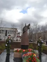 Стела Победы., Россия, Архангельск, район Варавино, улица Никитова