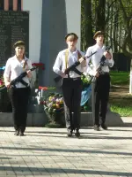 Памятник землякам, погибшим в годы Великой Отечественной войны, Россия, Московская область, Серебряно-Прудский район, поселок Успенский